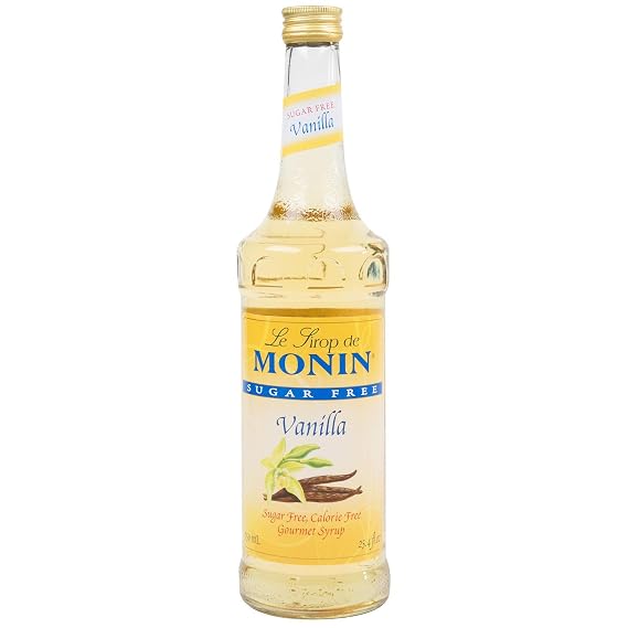 Monin - Vanilla Syrup, Versatile Flavor, Great for Coffee, Shakes, and Cocktails, Gluten-Free, Non-GMO (750 ml)