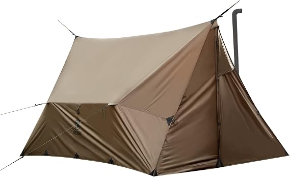 OneTigris ROCDOMUS Hot Tent with Stove Jack, 3000mm Waterproof, Versatile Lightweight Hammock Tent for Camping, Hiking, Backpacking, Bushcraft, Car Trips