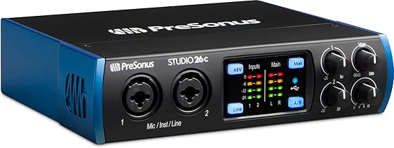 Studio 26C USB-C Audio Interface