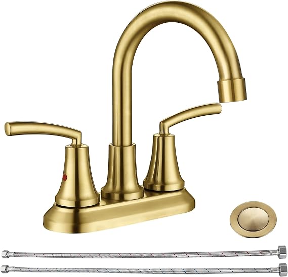 RKF Brushed Gold Modern 4-inch Centerset Bar Fauce RKF2011B23-BG