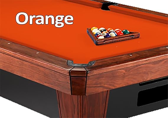 Simonis 860 Orange Pool Table Cloth - 9'