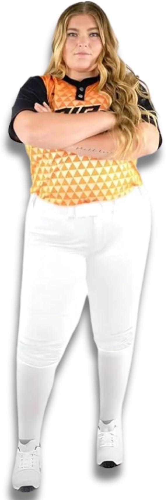 RIP-IT Women's Revolution Softball Pants - Curvy Cut - Sizes XS-XXL White