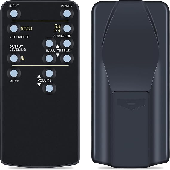 Replacement Sound Bar Remote Control Compatible with ZVOX Omni AV157 AV200 AV205 SoundBar Speakers