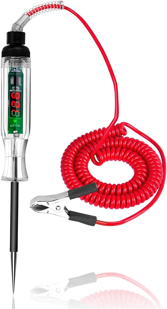 Automotive Test Light with 3-24V LED Digital Display