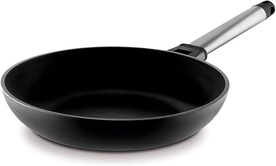 Castey Frying Pan with Removable Steel Handle, 22 cm, Cast Aluminium, Silver, 30 x 22 x 30 cm