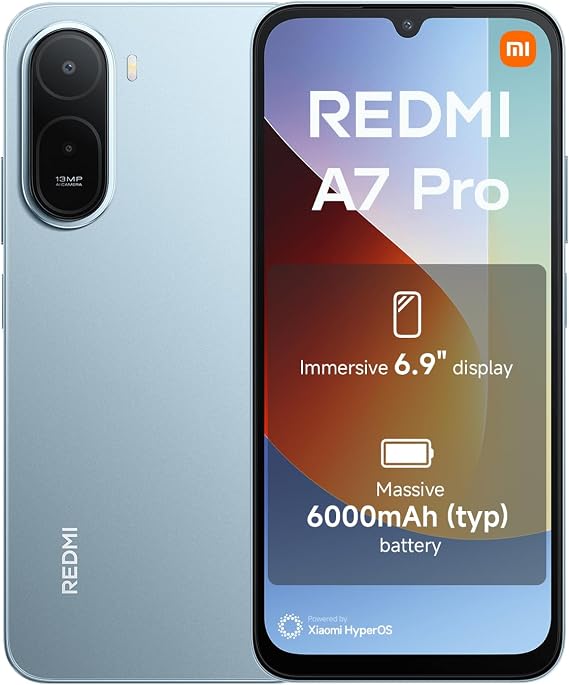 XIAOMI REDMI A7 Pro Smartphone 4+128GB Mist Blue 6.9" Display