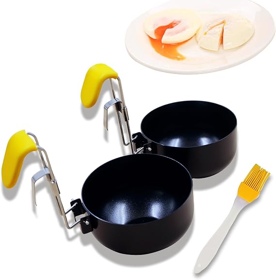 Non Stick Poached Egg Cooker 2 Pack