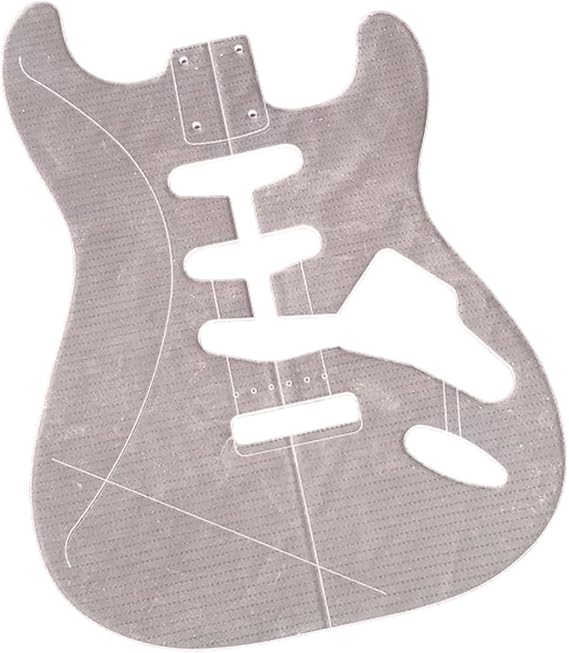 Guitar Accessory Kit Transparent Acrylic Template For ST Electric Guitars