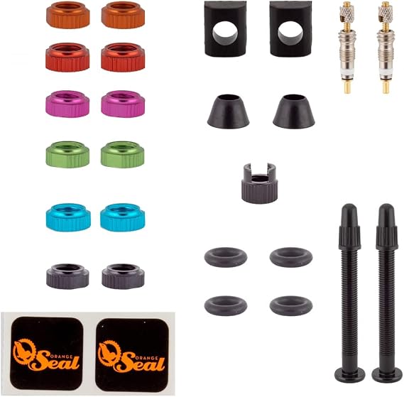 Orange Seal Versa-Valve Stems Pair