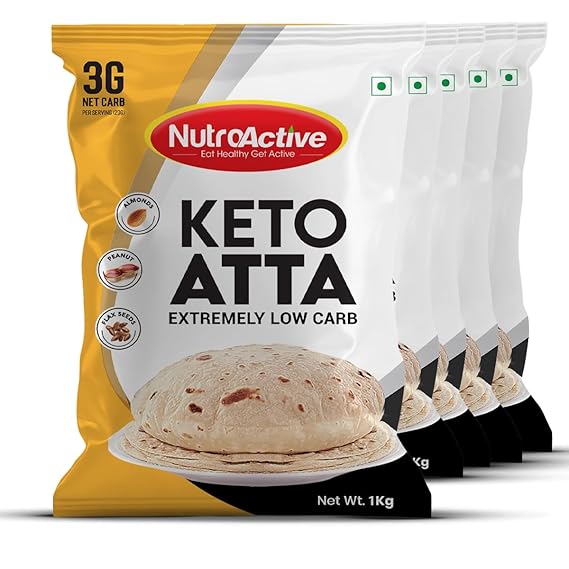 Keto Atta (1g Net Carb Per Roti) Extremely Low Carb Flour - 500 gm