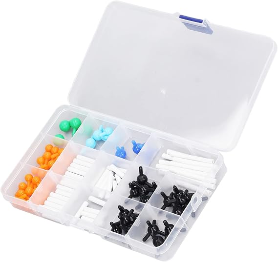 HERCHR Molecular Model Kit, Chemistry Vibrant Color 3D Educational Micro Molecular Structures Model Classroom Study Tools for Student Teacher Learning