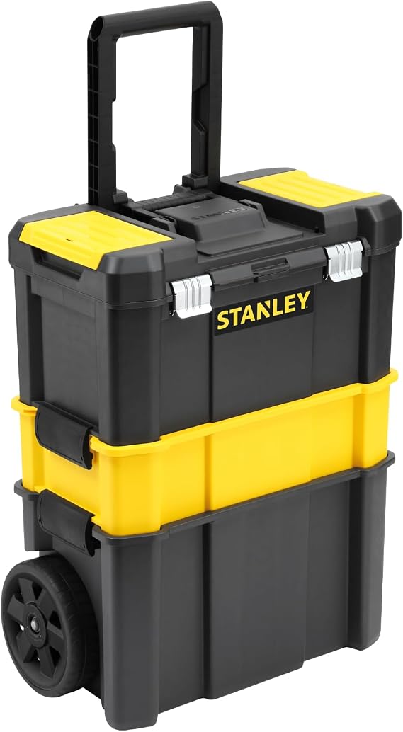 STANLEY Essential Rolling Workshop Toolbox, Metal Latches, STST1-80151