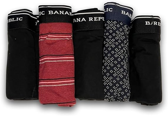 Banana Republic 5-Pack Mens Boxer Briefs Size Large Underwear