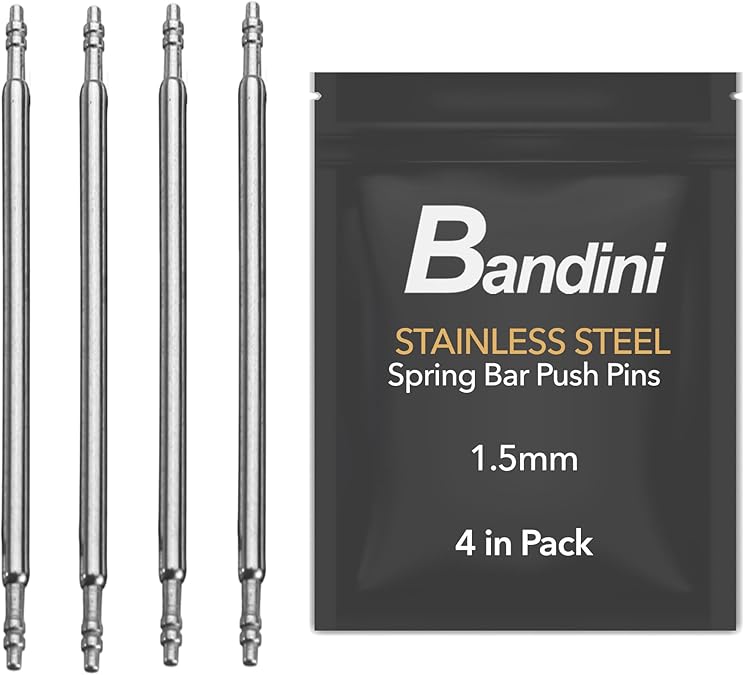 4 x Watch Pins, Spring Bar Watch Band Pins, Pushpins, 6mm to 30mm