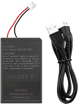 OSTENT 3.7V 1000mAh LIP1522 Rechargeable Li-ion Battery Pack for Sony PS4 Bluetooth Wireless Dual Shock Controller CUH-ZCT1 Series (CUH-ZCT1E/CUH-ZCT1U) First Generation Old Version Big Connector