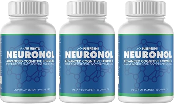 Neuronol Advanced Cognitive Formula, Supports Brain Function Dietary Supplement, Boost Cognitive Performance | 3 Bottles
