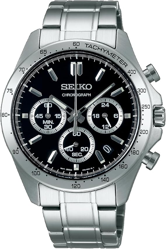 Seiko Watch Wristwatch Seiko Selection Quartz Chronograph Horizontal Three Eyes Men's