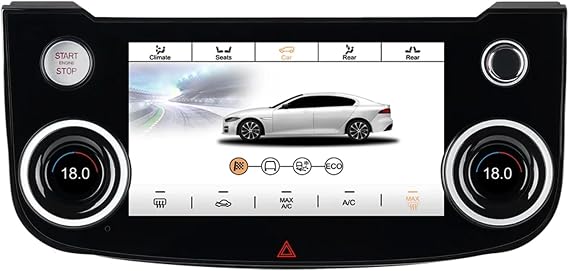 7 Inch LCD Touch Screen Air Conditioning Climate Control AC Panel for Jaguar XE XF F-Pace 2015-2020