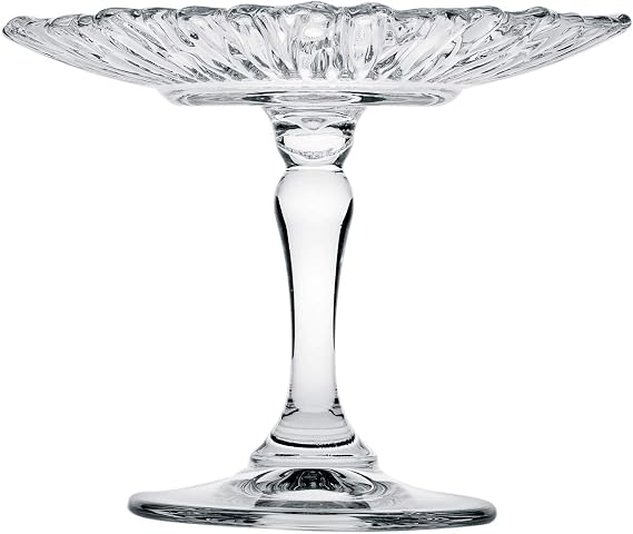 PAŞABAHÇE Pedestal Glass Serving Plate