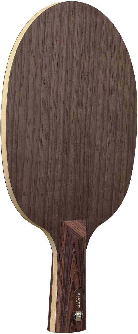 Stiga Destiny Carbon Offensive Table Tennis Blade, Round Shape for Advanced Players Seeking Speed, Control