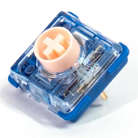 Kailh Low Profile Switch Deep Sea Quiet MINI Switch Choc V2 1353 Linear Tactile Custom DIY Switch Mechanical Keyboard for Laptop Hit Box Controller Gaming Typing 5pcs Kailh Pink Island Chock