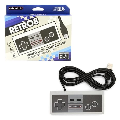 Retro-Bit NES Style - USB Controller for PC & Mac (Retro-Bit) - PC/Mac/Linux