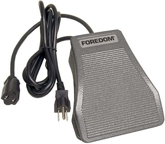 Control, Variable Speed, Foot Pedal, Cast Iron, SR, L, 3 Prong North American Plug, 115v