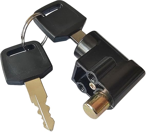 Universal Battery Box Lock for Electric Vehicles | Anti-Theft Metal Replacement Lock with 2 Keys, Fits E-Bike, Electrombile & Motorcycle