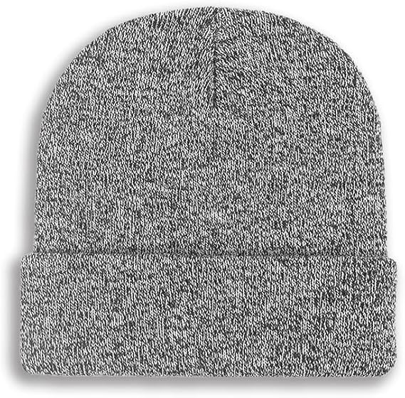 Rosoz Beanie for Men Women Cuffed Knit Winter Hat Unisex Skull Cap