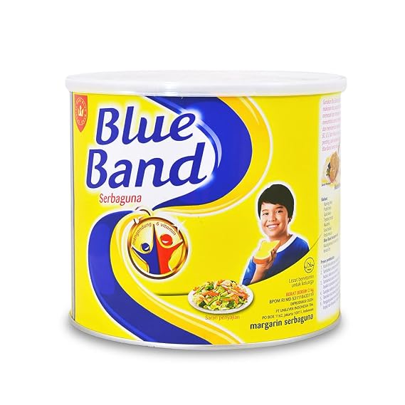 Blue Band Multi-Purpose Margarine Spread, Fortified with Vitamins A, D, E, B, Plant-Based, 4lbs