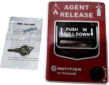 Notifier NBG-12LR Dual Action Releasing Pull Station, RED