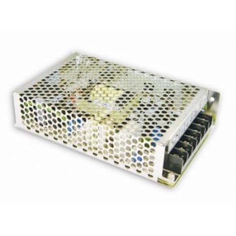 Mean Well RS-100-15 Enclosed Switching AC-to-DC Power Supply, Single Output, 15V, 0-7A, 105W, 1.5" H x 3.8" W x 6.3" L