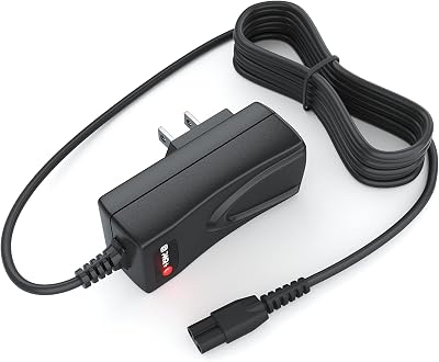 PWR Power Adapter Replacement Charger for MANSCAPED Lawn Mower 3.0 2.0 Electric Groin Hair Trimmer Manscape, The Weed Whacker Nose and Ear Hair Trimmer Charging Supply Cord