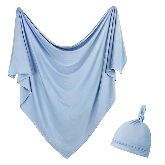 OWLOWLA Newborn Swaddle Set Stretchy Swaddle Blankets for Newborns 0-6month