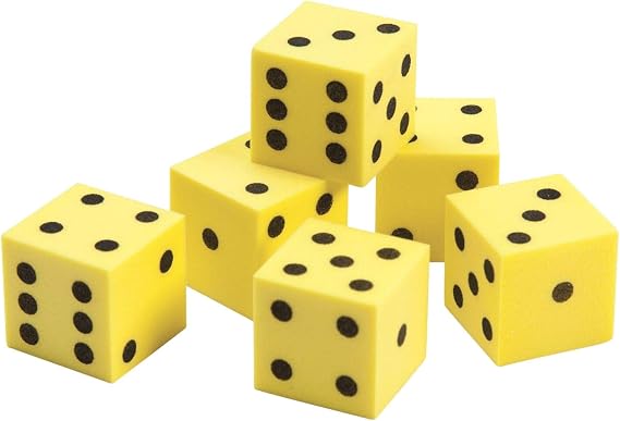Didax Educational Resources Easy Shapes Dice-Dots (Set of 6)