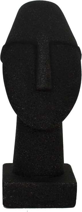 Estia Creations Cycladic Small Head Sculpture - Ancient Greece - Museum Replica - Santorini