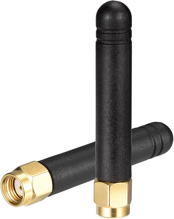 Bingfu Small Dual Band WiFi 2.4GHz 5GHz 5.8GHz MIMO RP-SMA Male Antenna (2-Pack) for FPV Bluetooth USB Adapter Computer PCIe Card WiFi Router Wireless Back Up Camera