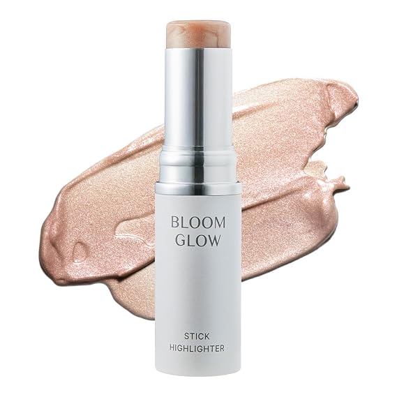 KOY Bloom Glow Stick Highlighter 0.31oz., Natural Highlight Makeup for Face, Radiant & Shimmer Glow Skin, Buildable, Blendable, Smooth for All Skin Tones