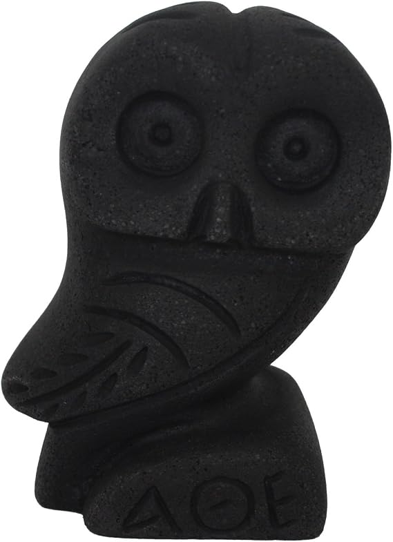 Estia Creations Owl of Athens Small Figurine - Symbol of Wisdom and Goddess Athena - Greece