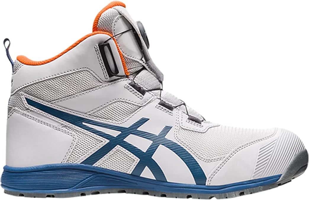 asics Working CP214 BOA JSAA WinJob Men's Safety Shoes, A-Type Toe Core, Anti-Slip Sole, FuzeGEL, Work Shoes