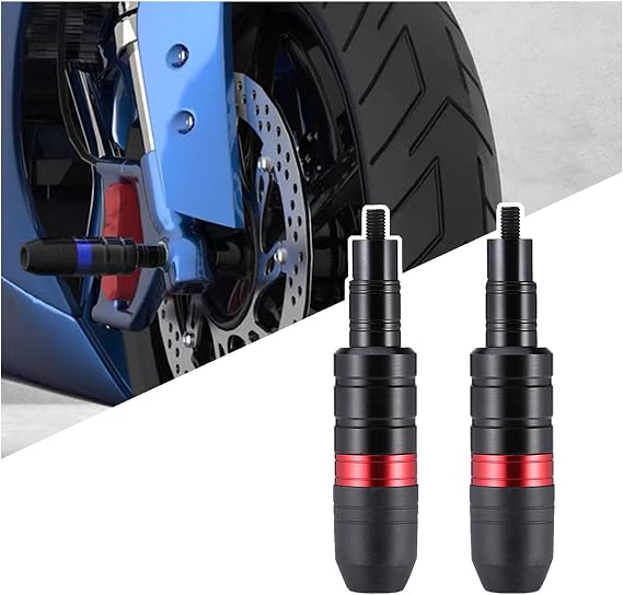 Motorcycle Frame Sliders for Honda CB300R CB150R CB250R CB 300R 150R 250R, Lightweight Engine Leg Crash Protection, Tip-Over Impact Reducing Control, Durable Impact-Reducing Guards,C Red