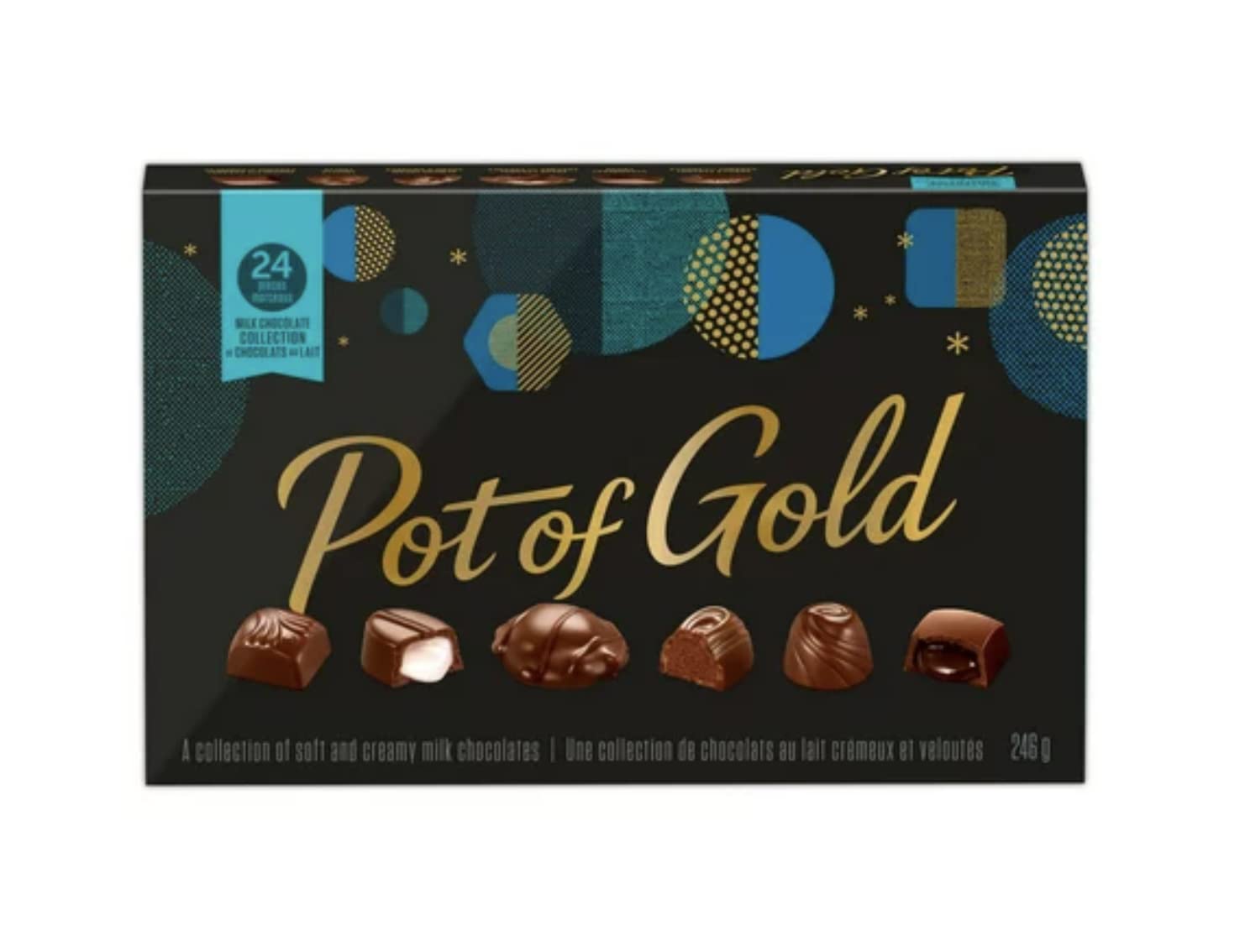 Hersheys Pot of Gold Milk Chocolate Collection, Chocolate Box, 246g8.6oz Shipped from Canada
