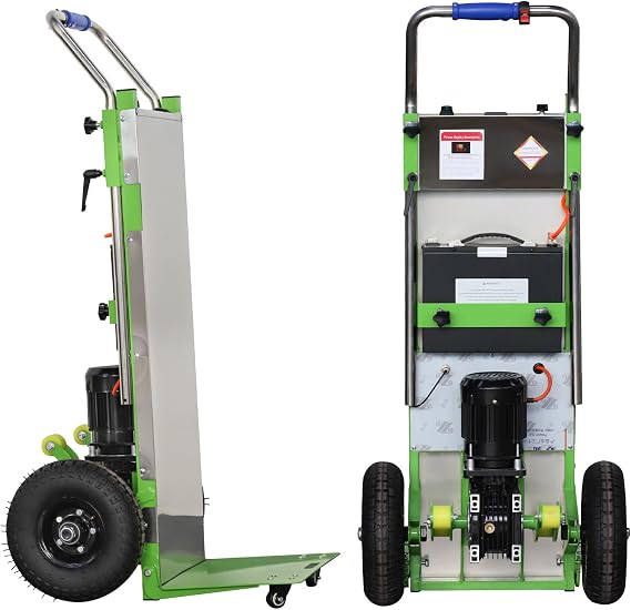 Powered Stair Climbing Hand Trucks Dolly Cart for Moving, 880lbs max Load Capacity Stair Climbing Dolly, 1200W Heavy-Duty Trolley Cart for Family Logistics Warehouse
