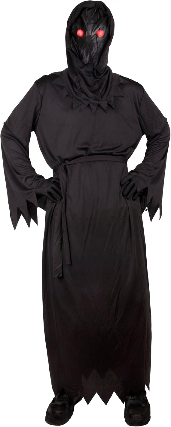 Kangaroo Youth Grim Reaper Costume - Death Demon Cosplay Dress Up - Large | Creepy Death Demon Cosplay Dressup Apparel