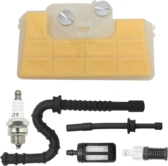 Anxingo Repower Kit for Stihl MS290 MS390 MS310 029 039 Chainsaw Repower Kit Air Filter Fuel Line Filter Oil Line Filter Spark Plug