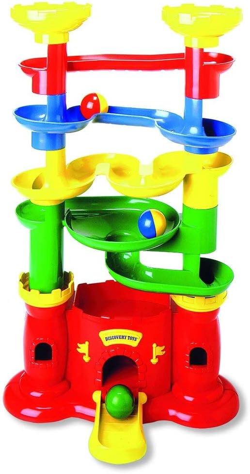Discovery Toys Castle MARBLEWORKS Marble Run | Kid-Powered Learning | STEM Educational Building Block Toy Learning & Childhood Development 2 Years Old and Up
