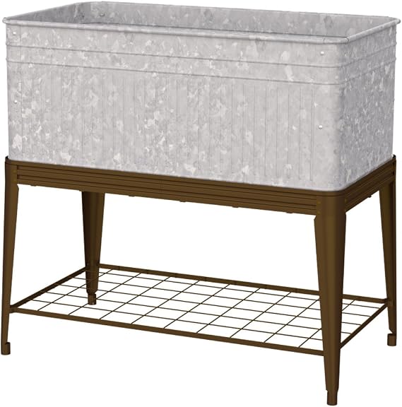 Panacea 83479 Vintage Raised Garden Bed Planter on Stand