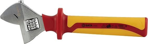 SATA 10" VDE Insulated Adjusable Wrench - ST47103U