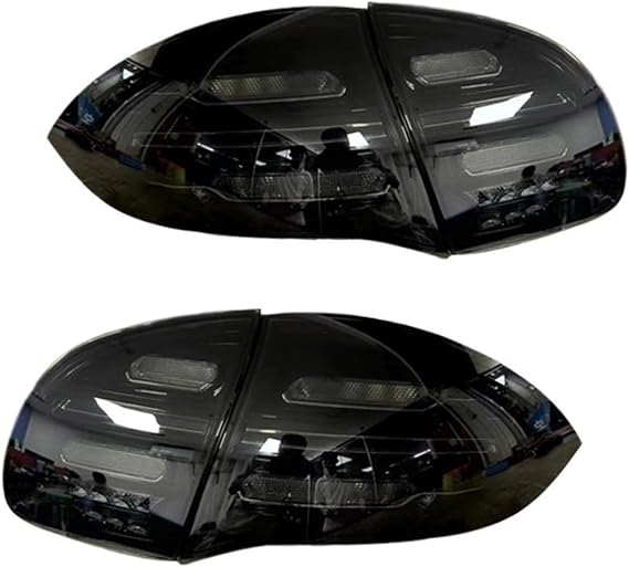 Car Styling Compatible For Porsche Cayenne Tail Lights 2011-2014 Cayenne LED Tail Lamp DRL Dynami Signal Brake Reverse Auto Accessories(B)