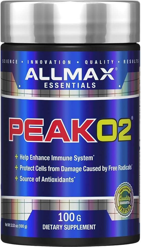 ALLMAX PEAKO2 Adaptogen Capsules, Unflavored, 100 g